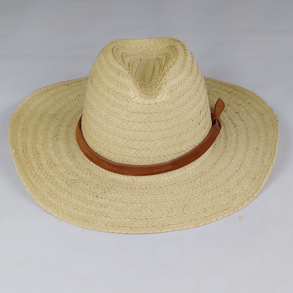 Rustic Handcrafted Straw Hat - image 8